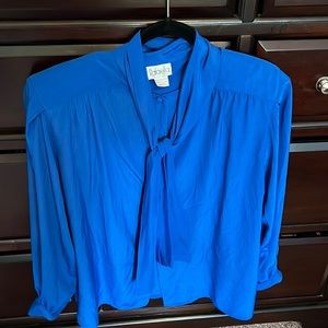 Raphella Royal Blue Blouse. Size 12.